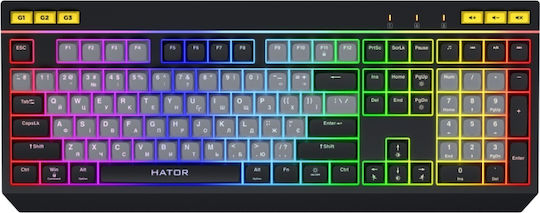 HATOR Icefall Gaming Μηχανικό Πληκτρολόγιο με RGB φωτισμό (Αγγλικό US)