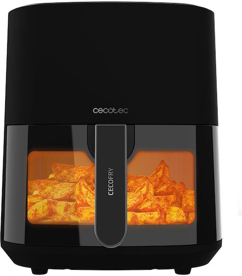 Cecotec Cecofry Fantastik Window 5500 Air Fryer 5.5lt Μαύρο