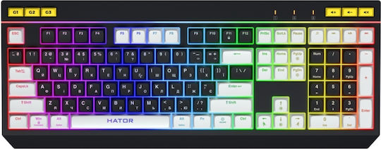 HATOR Icefall Gaming Μηχανικό Πληκτρολόγιο με RGB φωτισμό (Αγγλικό US)