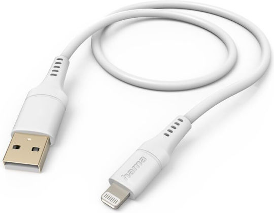 HAMA USB-A to Lightning Cable Λευκό 1.5m