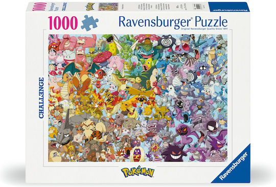 Puzzle 2D Challenge Pokémon 1000pcs 12000460