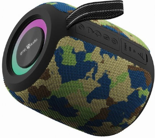 Gembird Ηχείο Bluetooth 8W με Ραδιόφωνο και Διάρκεια Μπαταρίας έως 4 ώρες Πολύχρωμο SPK-BT-LED-05-CM
