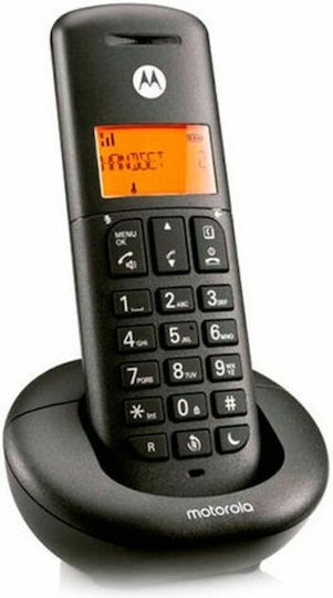 Motorola E201 Ασύρματο Τηλέφωνο Μαύρο
