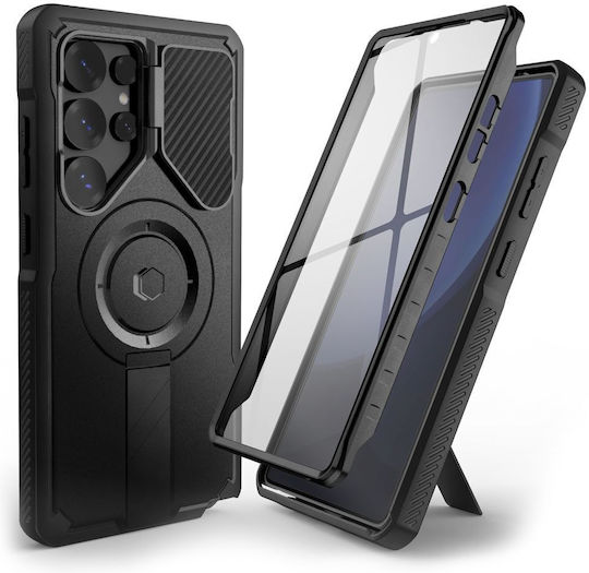 Tech-Protect 360 Full Cover Aramid Fiber Μαύρο (Galaxy S25 Ultra)