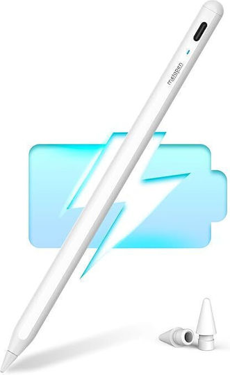Metapen A8 Ψηφιακή Γραφίδα Αφής με Palm Rejection για iPad σε Λευκό χρώμα
