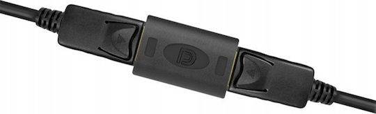LogiLink Μετατροπέας DisplayPort male σε DisplayPort female 1τμχ CV0145