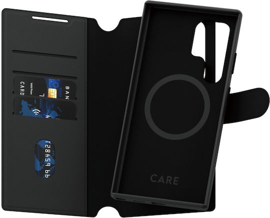 PanzerGlass Feature Tango 2in1 Wallet Δερμάτινο Μαύρο (Galaxy S25 Ultra) CRRFTWLG38488