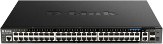 D-Link DGS-1520-52MP Managed L3 PoE+ Switch με 44 Θύρες Gigabit (1Gbps) Ethernet και 2 SFP Θύρες