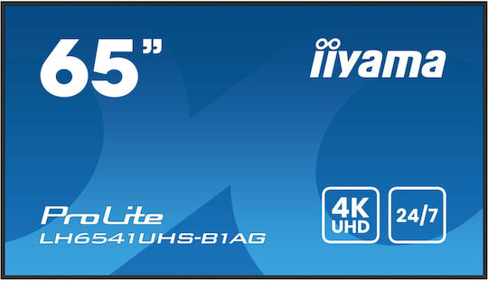 Iiyama LH6541UHS-B1AG Public Display LED 64.5"