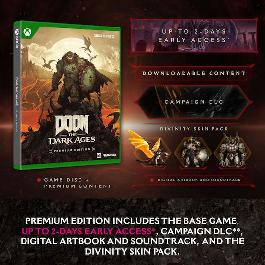 Doom the Dark Ages Premium Edition Xbox Series X Game