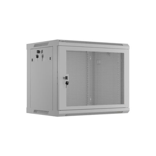 Lanberg Επιτοίχια Καμπίνα Rack 9U Γκρι WF01-6409-23S