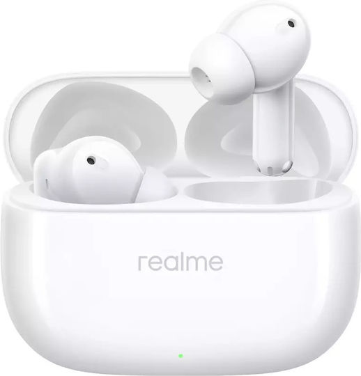 Realme Buds T310 Bluetooth Handsfree Ακουστικά με Αντοχή στον Ιδρώτα και Θήκη Φόρτισης Agile White