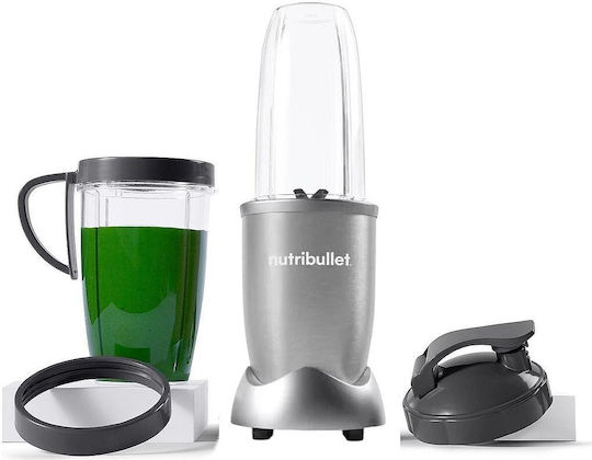 NutriBullet Μπλέντερ για Smoothies 0.946lt Ασημί NB907S
