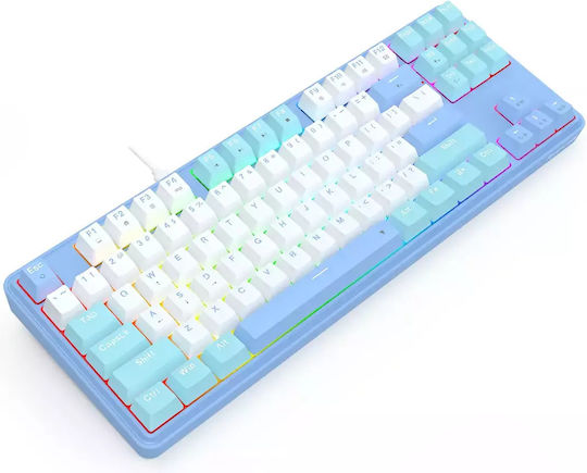 Redragon K707WBB-RGB Gaming Μηχανικό Πληκτρολόγιο Tenkeyless με RGB φωτισμό (Αγγλικό US) StarBlade