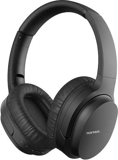 Tonsil Ασύρματα / Ενσύρματα Over Ear Ακουστικά Μαύρα