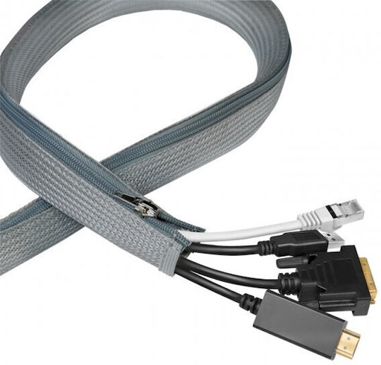 LogiLink Πλέγμα Καλωδίων Γκρι (KAB0074) 1τμχ