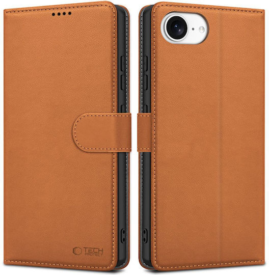 Tech-Protect Wallet Δερματίνης Καφέ (iPhone 17e / 16e)