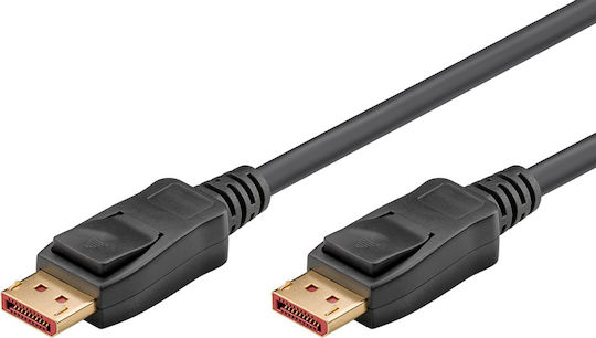 Goobay Cable DisplayPort male - DisplayPort male 2m Μαύρο (74761)