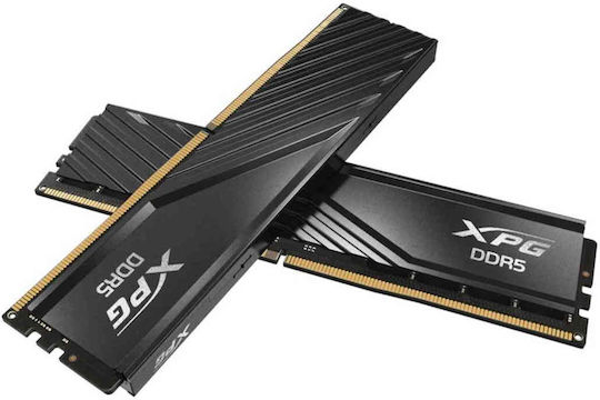 Adata XPG Lancer DDR5 32GB RAM με 2x16GB Modules και Ταχύτητα 6000 για Desktop AX5U6000C4816G-DTLABBK