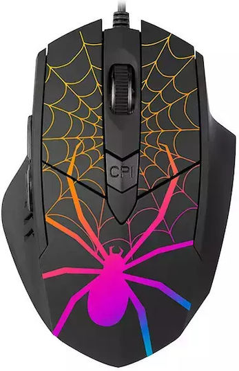 Tracer Black Widow RGB Gaming Ποντίκι Μαύρο
