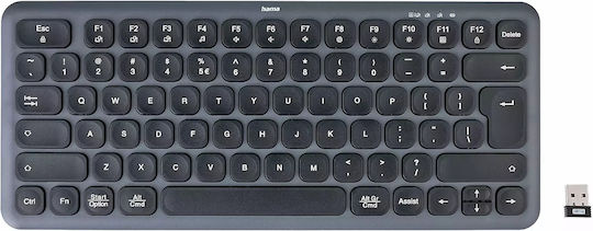 HAMA M-D WK-500 Ασύρματο Bluetooth Πληκτρολόγιο Αγγλικό US