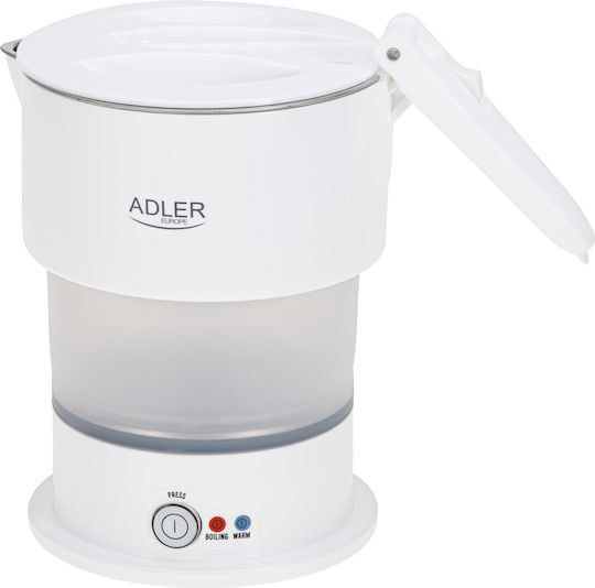 Adler Βραστήρας 600ml 600W Λευκός AD 1377