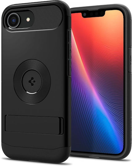 Spigen Slim Armor Back Cover Σιλικόνης / Πλαστικό 1.2mm Μαύρο (iPhone 17e / 16e) ACS09129