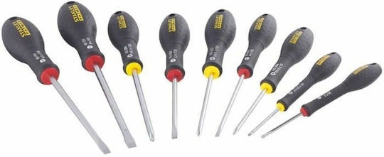 Stanley Σετ 10 Κατσαβίδια με 10 Εναλλασσόμενες Μύτες Fatmax FMHT65439-0