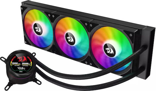 Redragon CCW-1017 Υδρόψυξη Επεξεργαστή Τριπλού Ανεμιστήρα 120mm για Socket AM4/AM5/1700/115x με RGB Φωτισμό