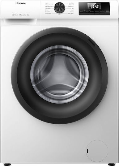 Hisense Πλυντήριο Ρούχων 10kg 1400 Στροφών WF1Q1041BW