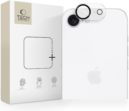 Tech-Protect Fit+ Προστασία Κάμερας Tempered Glass Διάφανο για το iPhone 16e