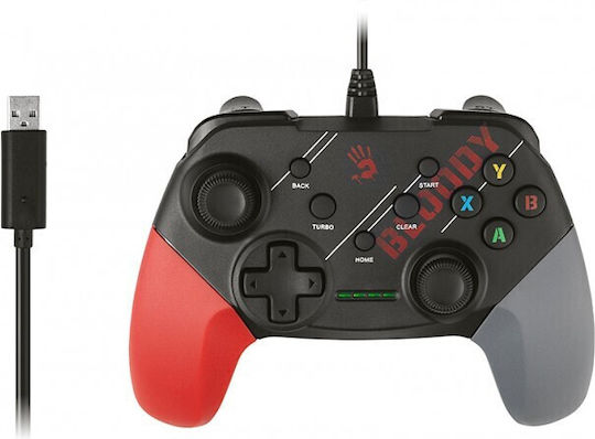 A4Tech GP30 Ενσύρματο Gamepad για Android / PC / PS3 / Switch Sports Red