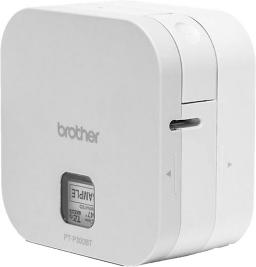 Brother PT-P300BT Ηλεκτρονικός Ετικετογράφος Χειρός σε Λευκό Χρώμα PT-P300BT