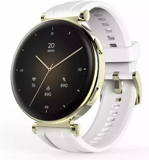 HAMA 7000 43mm Smartwatch με Παλμογράφο (Λευκό)
