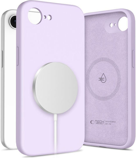 Tech-Protect Liquid Back Cover Σιλικόνης Μωβ (Apple iPhone 16e)