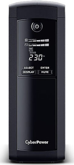 CyberPower Valuepro Line Intera UPS Line-Interactive 1200VA 720W με 4 Schuko Πρίζες