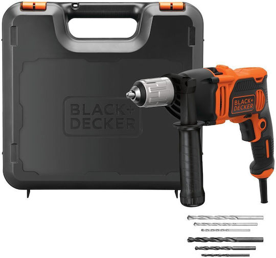 Black & Decker BEH850K Κρουστικό Δράπανο 850W με 6 Τρυπάνια