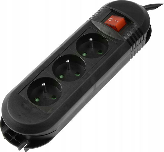 HAMA Πολύπριζο 3 Θέσεων με Καλώδιο 1.5m