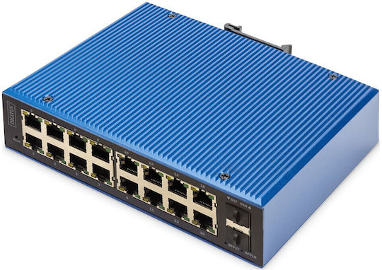 Digitus DN-651159 Managed L2 PoE Switch με 16 Θύρες Gigabit (1Gbps) Ethernet και 2 SFP Θύρες