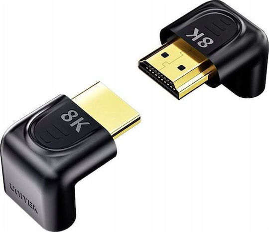 Προσαρμογέας Unitek Γωνιακός 8k Hdmi 90 270 Μοίρες