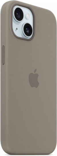 Apple Silicone Case Magsafe Iphone 15 Clay