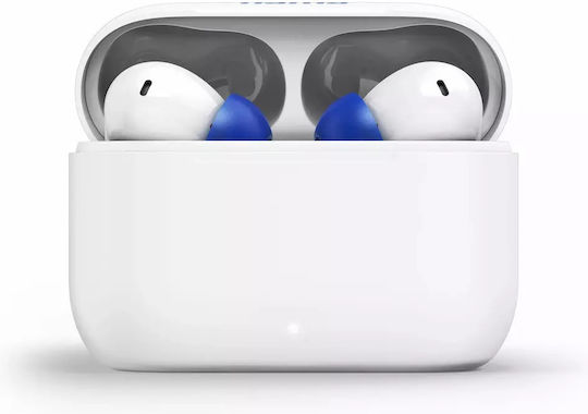 HAMA Passion Clear II In-ear Bluetooth Handsfree Ακουστικά με Θήκη Φόρτισης Λευκά