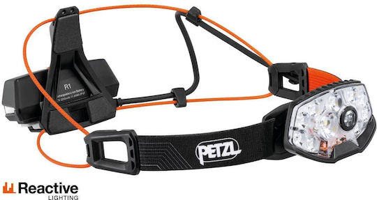 Petzl Επαναφορτιζόμενος Φακός Κεφαλής LED IPX4 Διπλής Λειτουργίας με Μέγιστη Φωτεινότητα 1500lm Nao RL E105AA00