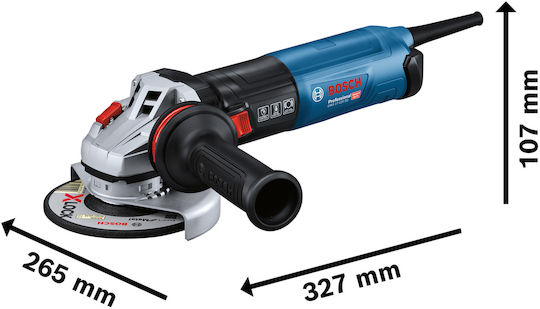 Bosch GWS 17-125 Τροχός 125mm Ρεύματος 1700W με Ρύθμιση Στροφών