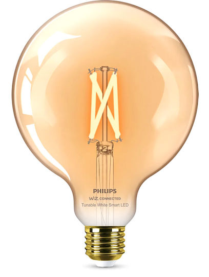 Philips Smart Λάμπα LED 7W για Ντουί E27 και Σχήμα G125 Θερμό Λευκό 640lm Dimmable 929003017921