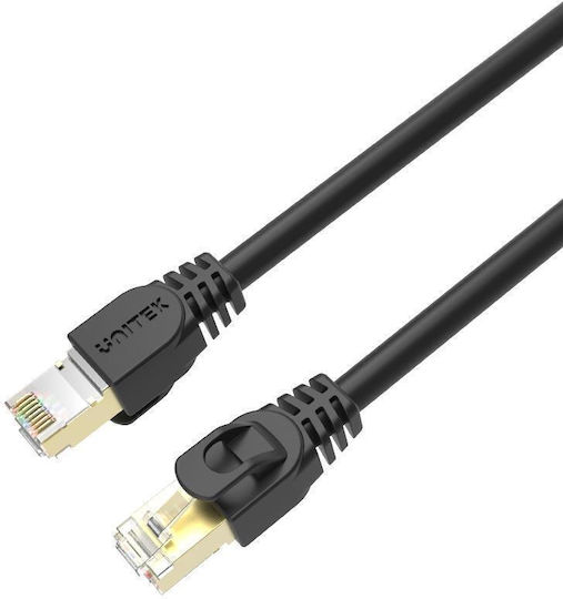 Unitek Direct Attach Copper Cat.7 Καλώδιο Δικτύου Ethernet 15m Μαύρο 1τμχ C1814EBK