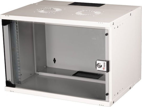 Equip Επιτοίχια Καμπίνα Rack 54x40cm Γκρι EWM-07-5440-G