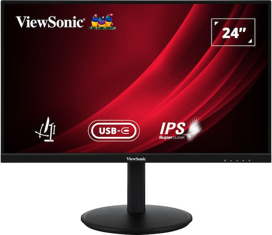 Viewsonic VG2409-MHDU-2 IPS Monitor 24" FHD 1920x1080 με Χρόνο Απόκρισης 4ms GTG