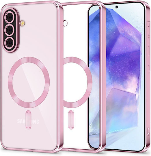 Tech-Protect Magflex Back Cover Σιλικόνης Ροζ Χρυσό (Galaxy A56)