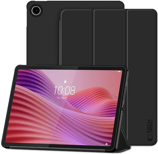 Tech-Protect Smartcase Flip Cover Ανθεκτική Μαύρη (Lenovo Tab 10.1 TB-311)